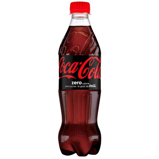 Coca-cola zéro soda cola avec édulcorant 50 cl