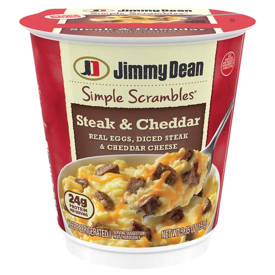 Jimmy Dean Simple Scrambles Steak & Cheddar Breakfast Cup (5.3 oz)