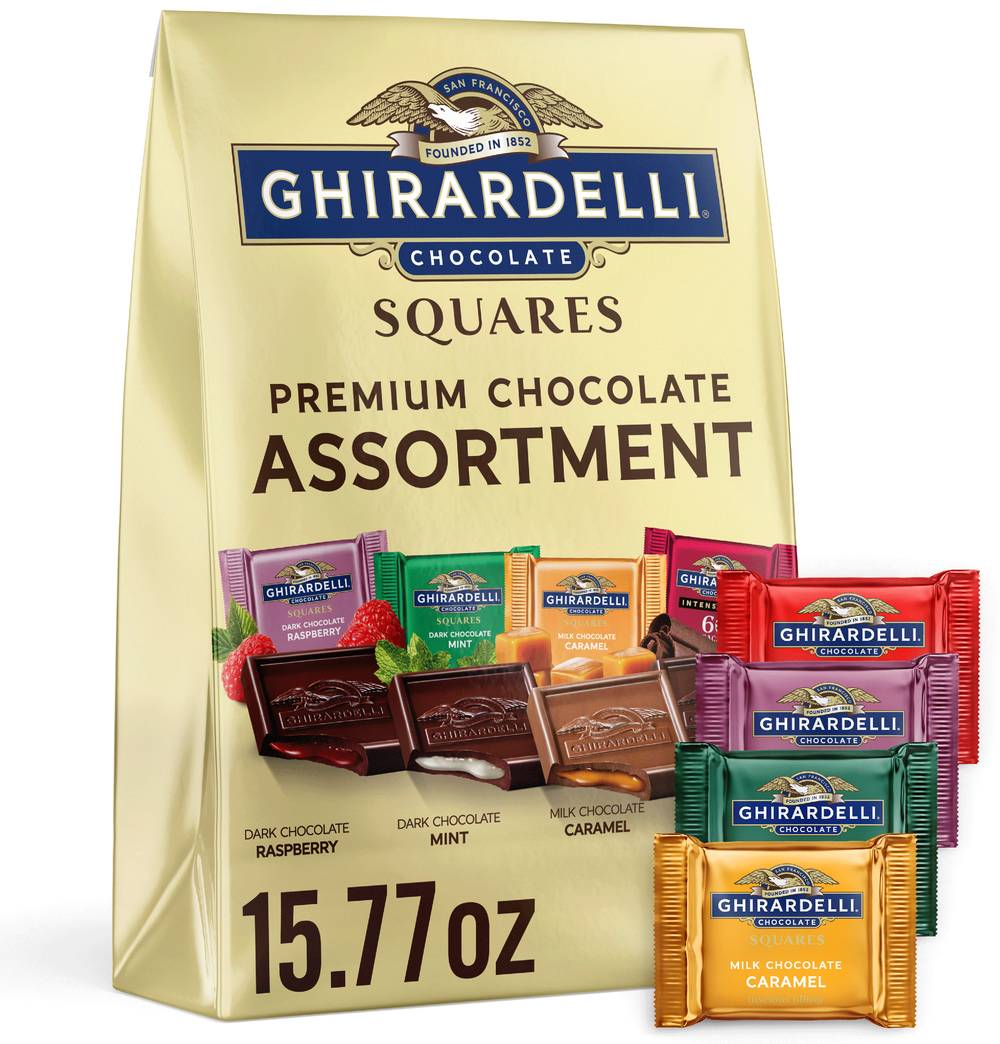 Ghirardelli Squares Premium Chocolates, Assorted (15.77 oz)