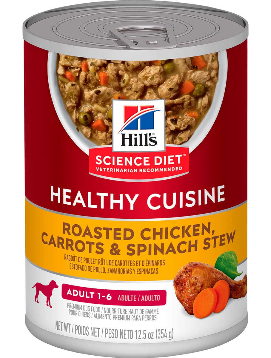 Hill's · Alimento húmedo con pollo para perros healthy cuisine, Adulto (354 g)
