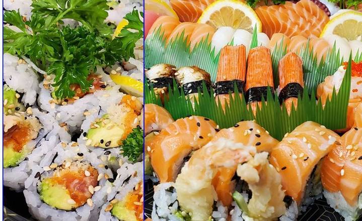 Sushi, Roll, & Sashimi Boat D (94 Pieces)