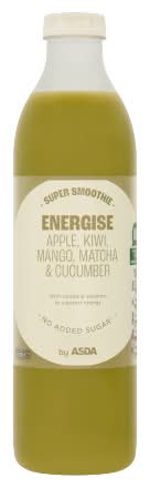 ASDA Energise Super Smoothie Apple Kiwi Mango Cucumber and Matcha Smoothie (750ml)