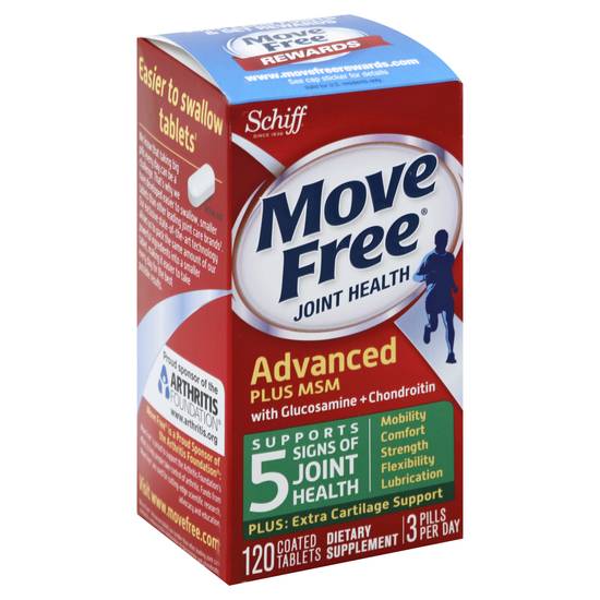 Move Free Joint Health Advanced Plus Supplement Tablets (120 ct)