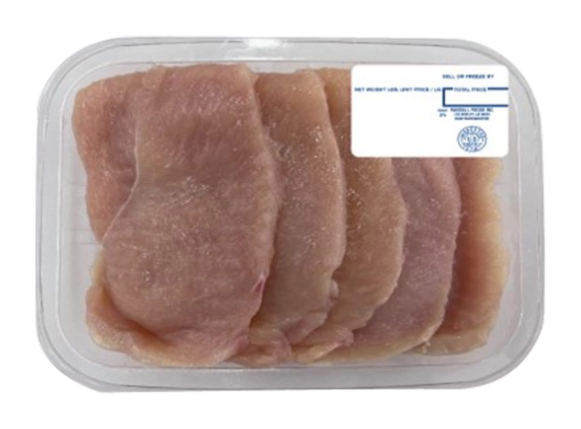 Thin Sliced Boneless Chicken Breast