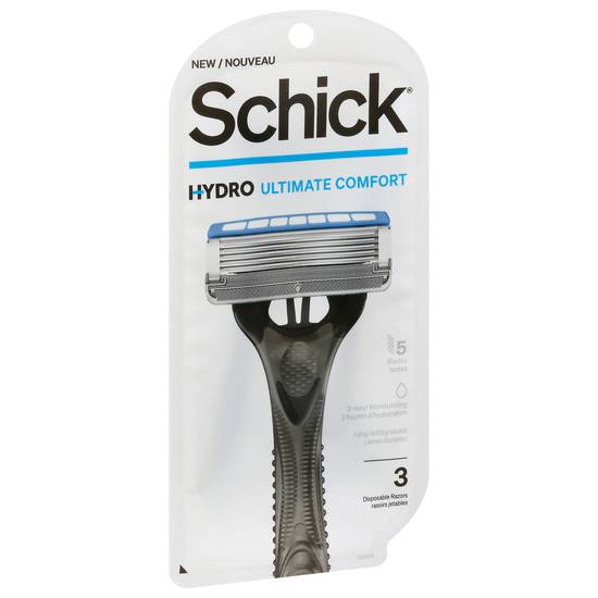Schick Hydro Ultimate Comfort Disposable Razors (3 ct)