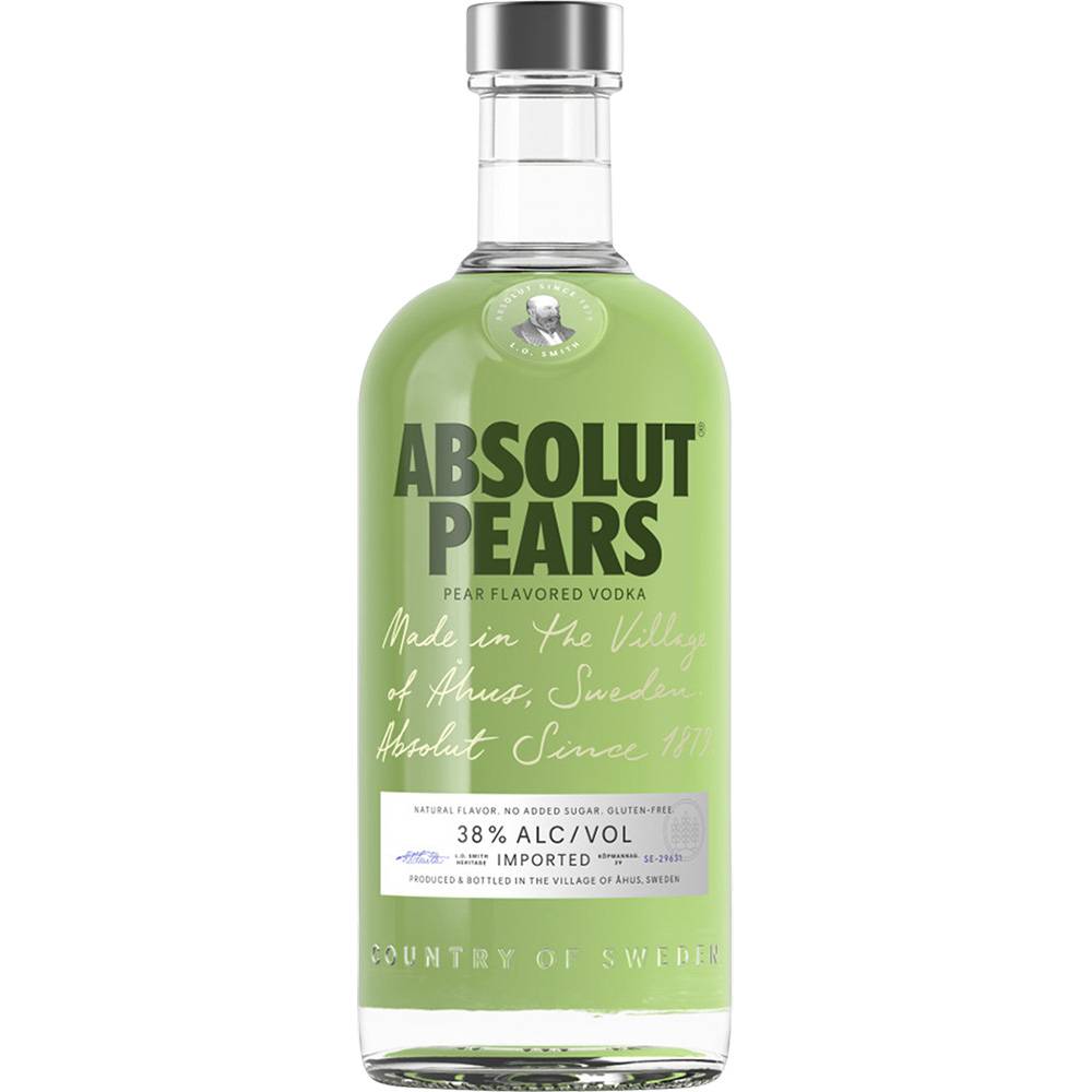 Absolute Flavored Vodka, Pears (700 ml)