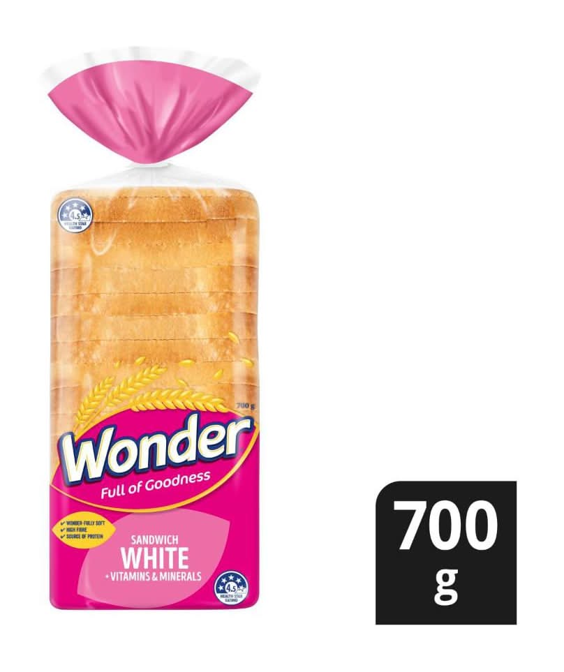 Wonder Sandwich White Bread (700g)