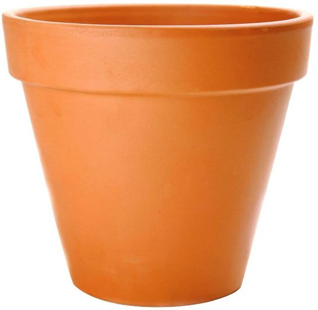 Pennington Cone 4-in W x 4-in H Orange Clay Traditional Indoor/Outdoor Planter | 2950120110