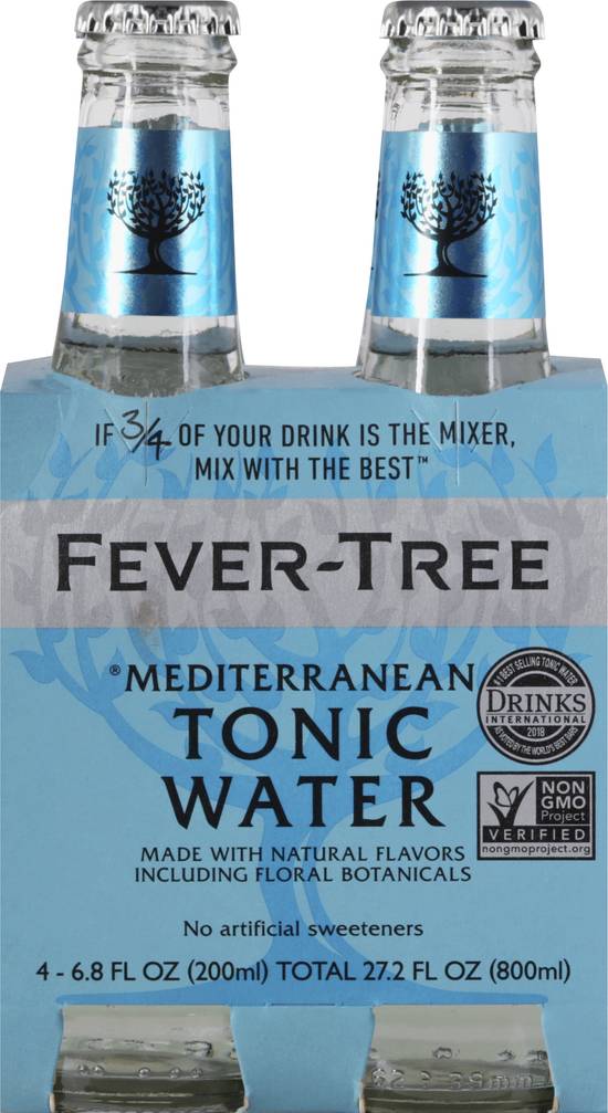 Fever-Tree Mediterranean Tonic Water (4 ct 6.8 fl oz)