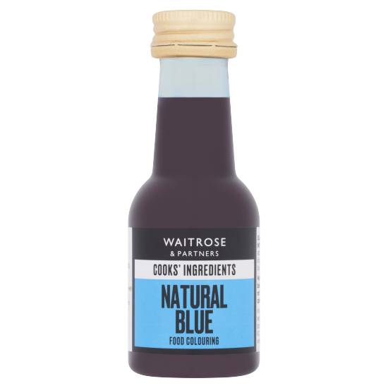 Waitrose & Partners Cooks' Ingredients Natural Blue Food Colouring