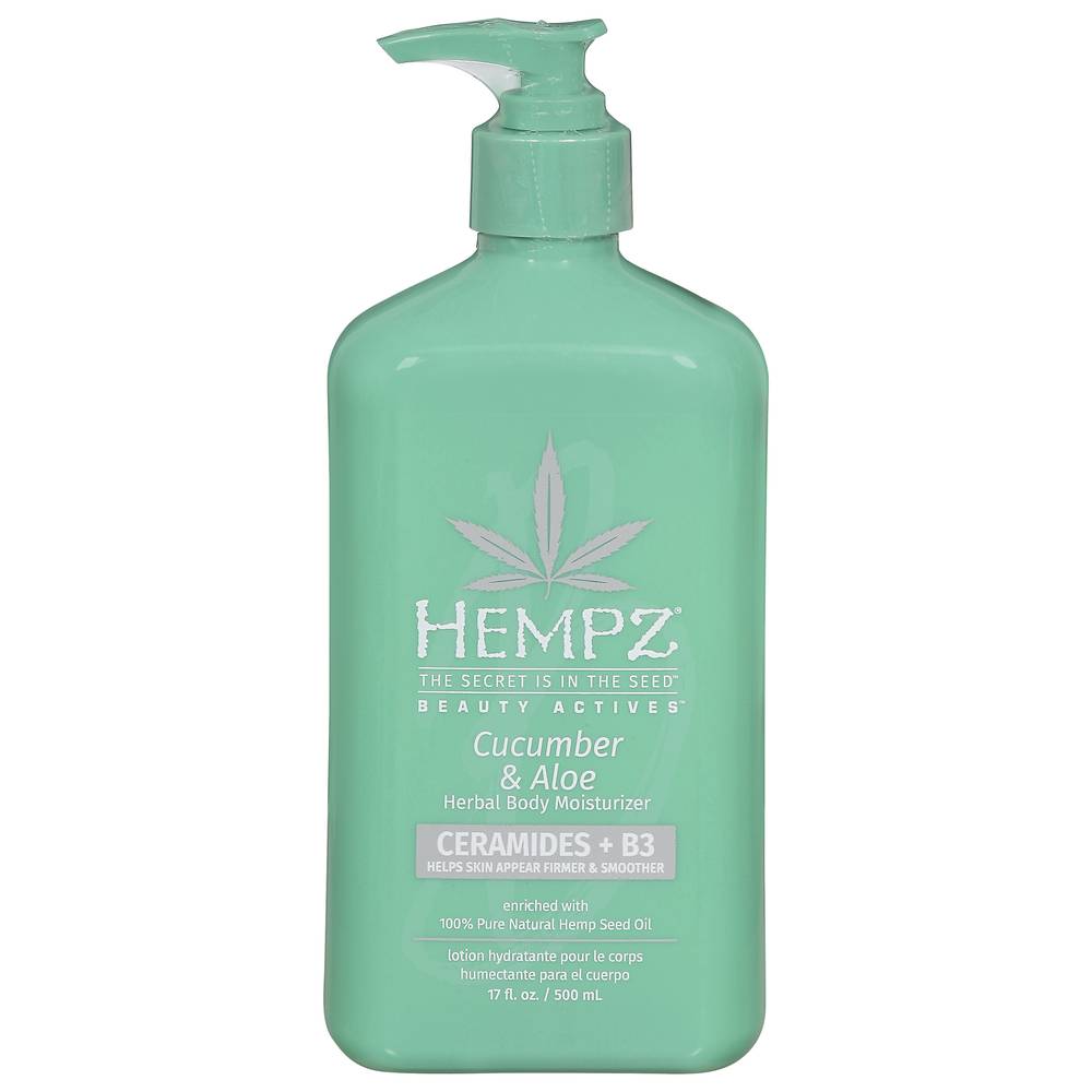 Hempz Ceramides + B3 Cucumber & Aloe Herbal Body Moisturizer