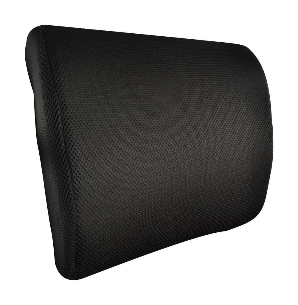 All Set Black Memory Foam Car Pillow
