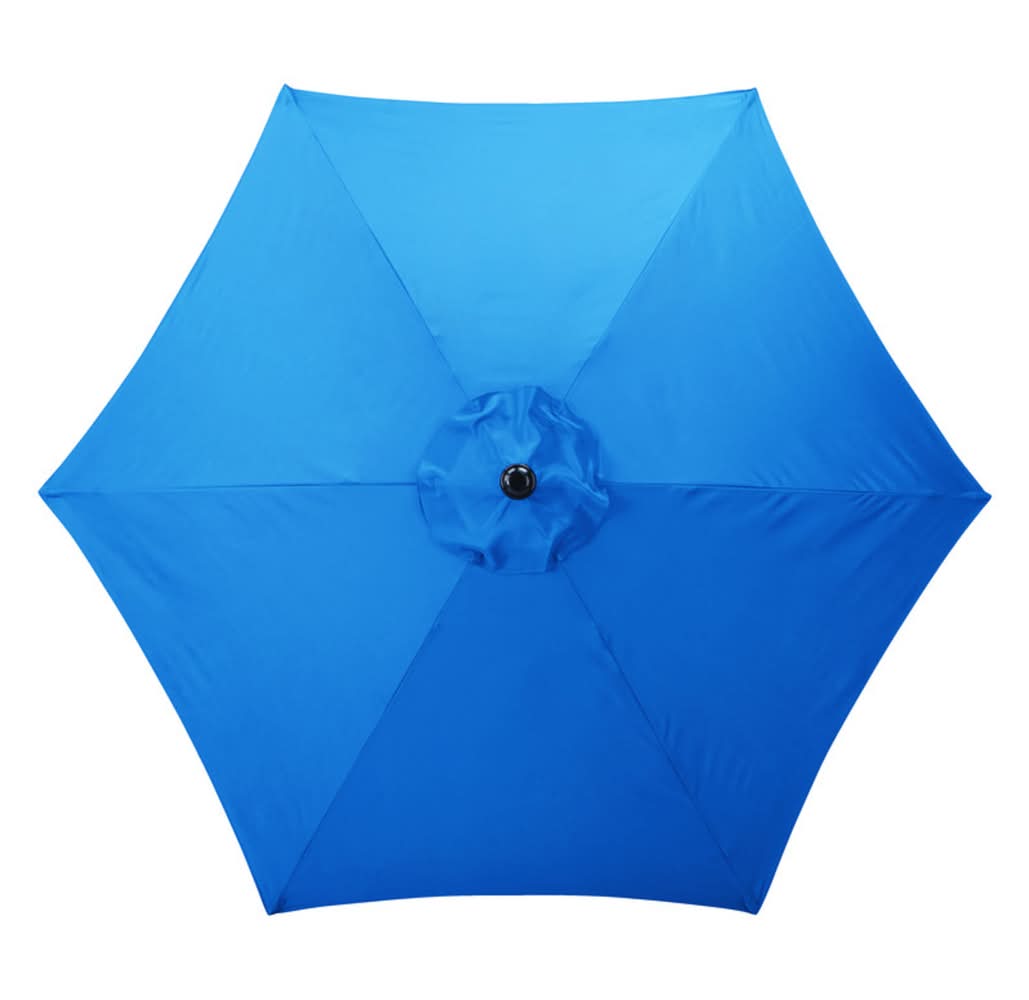 Living Accents 9 Ft. Tiltable Royal Blue Market Umbrella