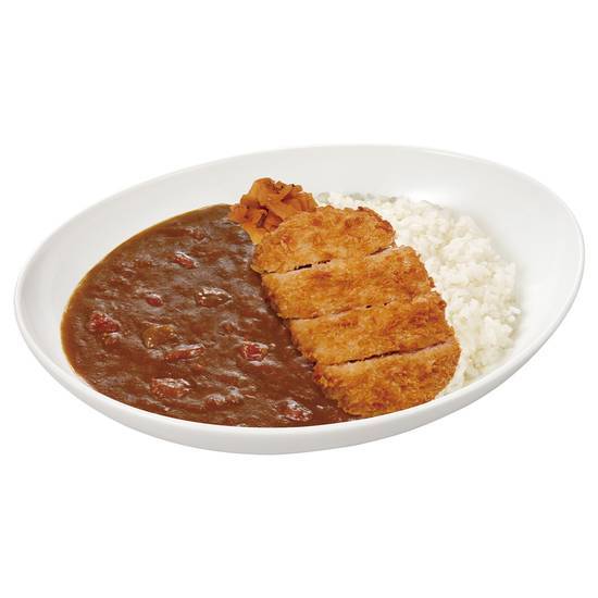 和風カツカレー Japanese-Style Minced Chicken Curry w/Pork Cutlet