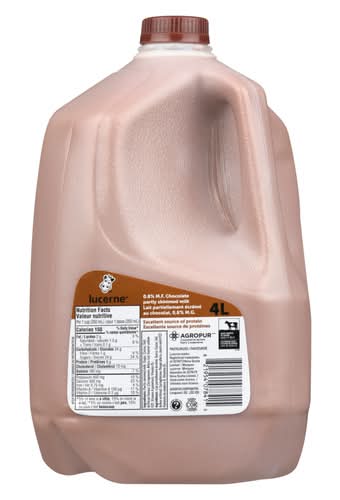 Lucerne 0.8% Skimmed Milk, Chocolate (4 L)