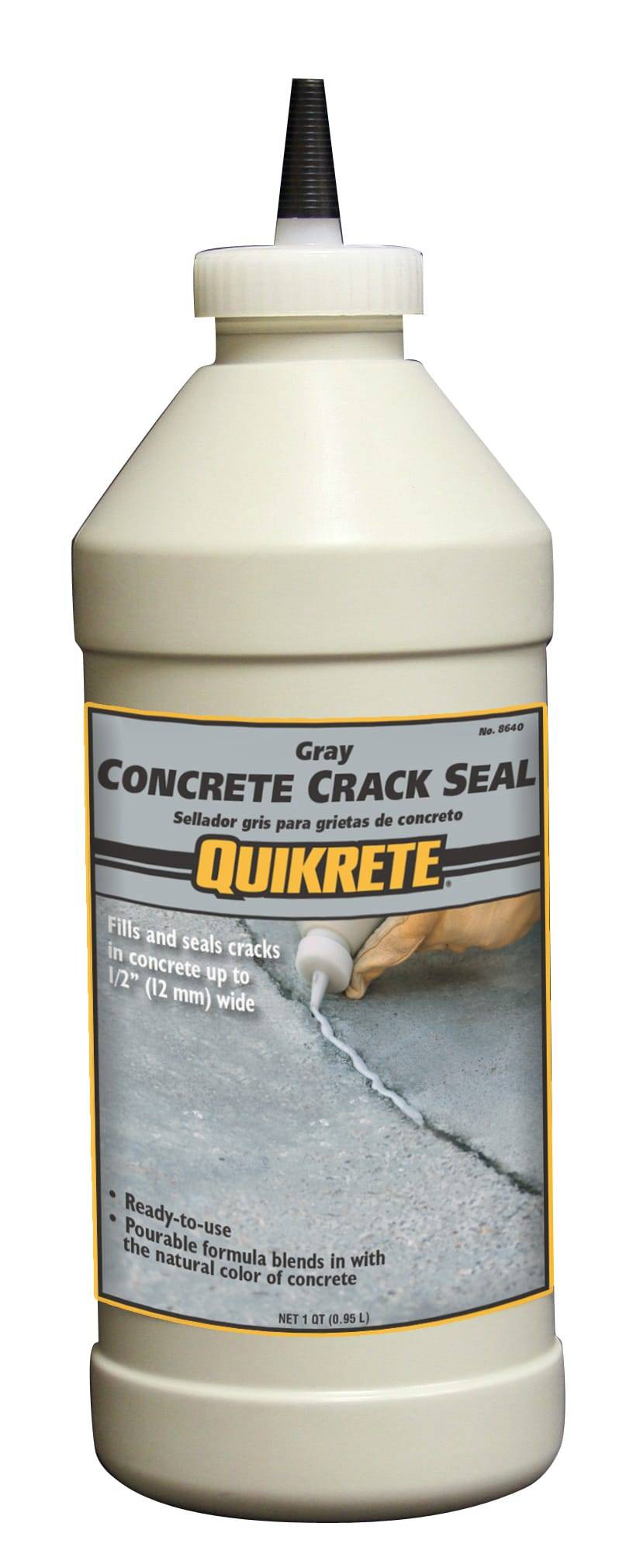 QUIKRETE 1-QT Concrete Crack Seal 32-fl oz Concrete Crack Repair | 864000