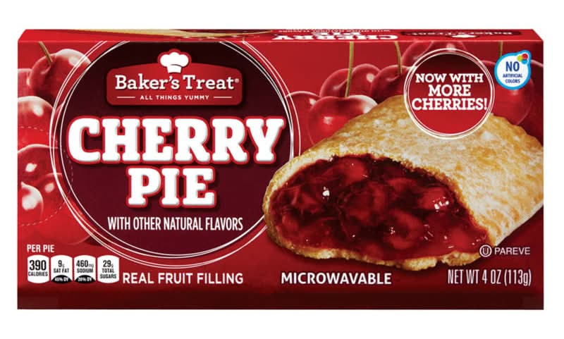 Baker's Treat Real Fruit Filling Lunchbox Pie, Cherry (4 oz)