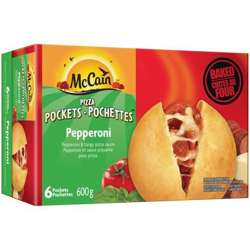 Mccain Classic Pepperoni Pizza Pockets (600 g)