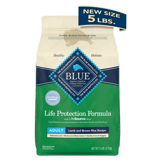 Blue Buffalo Adult Lamb and Brown Rice Dry Dog Food 5lb