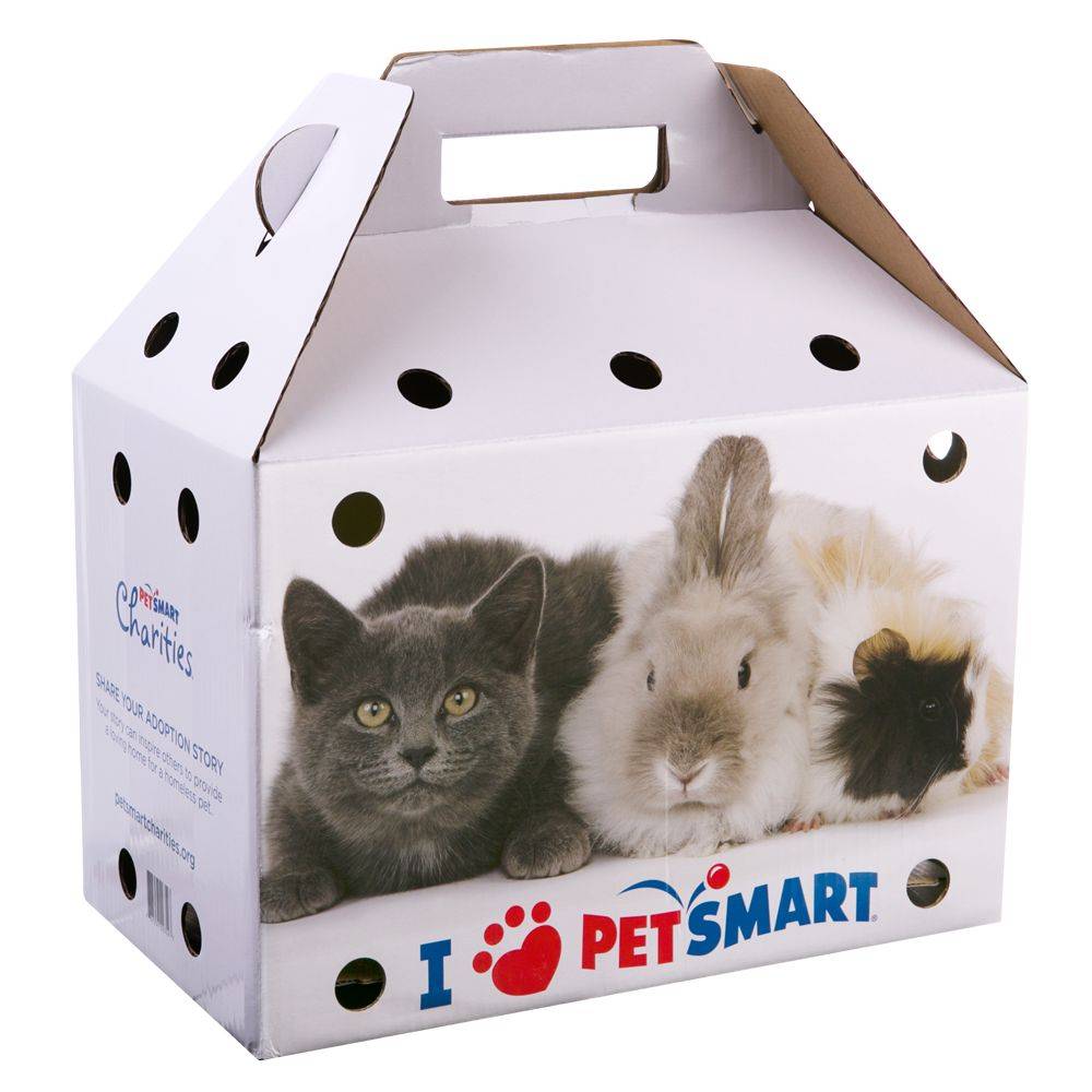 Great Choice® Adoption Box Pet Carrier (Color: Assorted, Size: 16\"L X 9\"W X 10.5\"H)