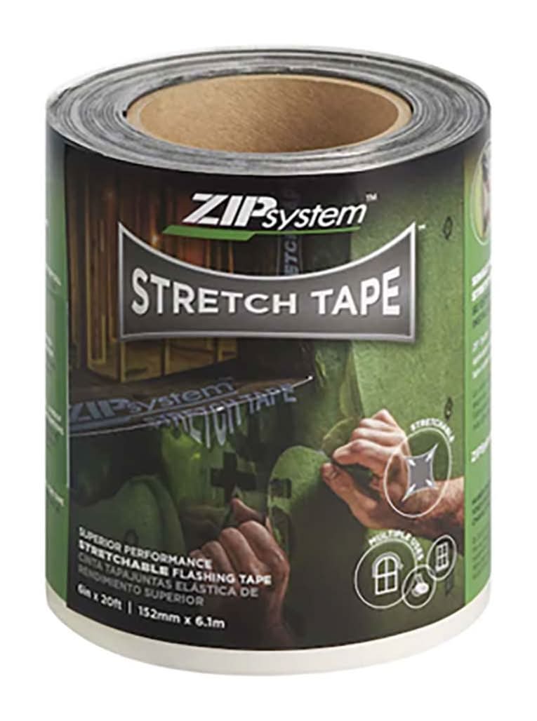 ZIP System S-20020 Linered Stretch Tape (Black)