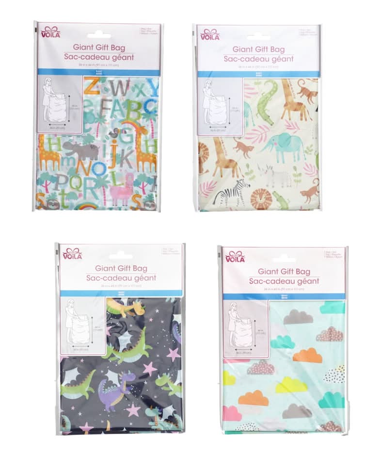 Voila Baby-Themed Giant Gift Sacks