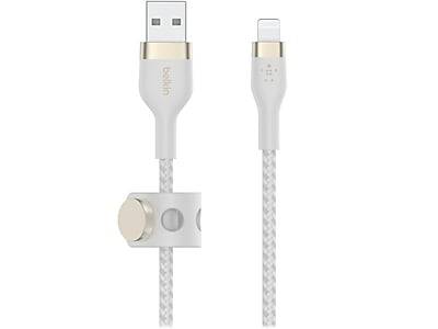 Belkin Boost Charge Pro Flex Lightning To Usb For Iphone/Ipad/Ipod Touch, White