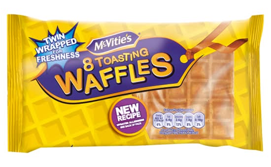 McVitie's Toasting Waffles (8 pack)