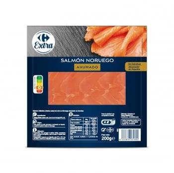 Salmón ahumado noruego Extra Carrefour 200 g