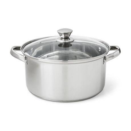 Mainstays Dutch Oven With Handles & Glass Lid
