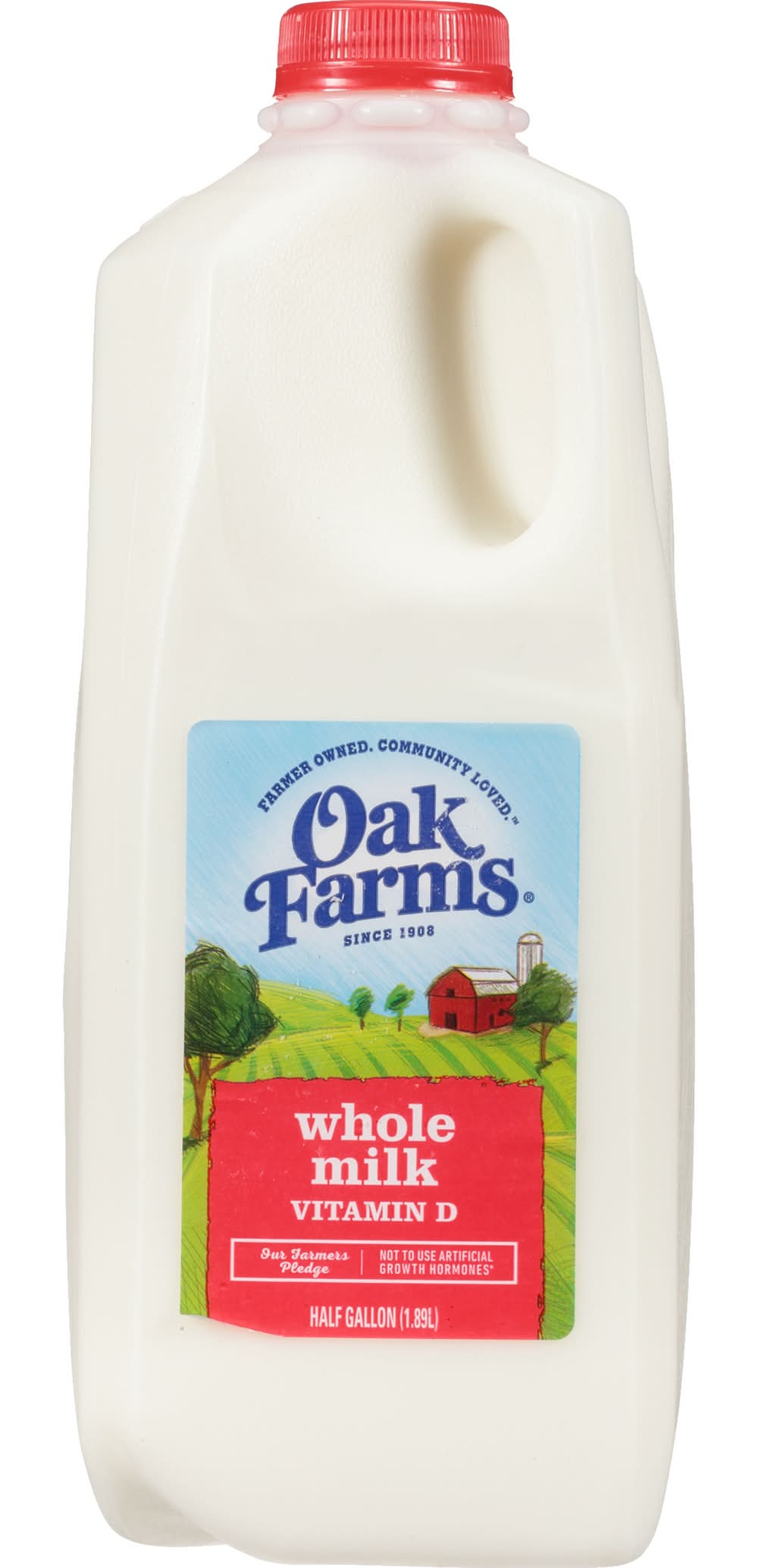 Oak Farms Vitamin D Whole Milk (0.5 gal)
