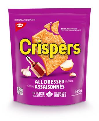 Crispers All Dressed Baked Snacks (145 g)