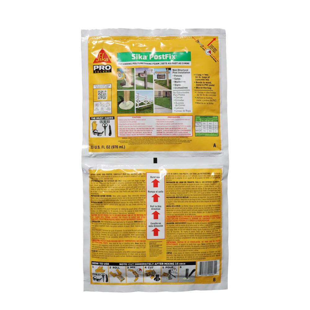 Sika Fast 33-fl oz Fence Post Mix | 483503