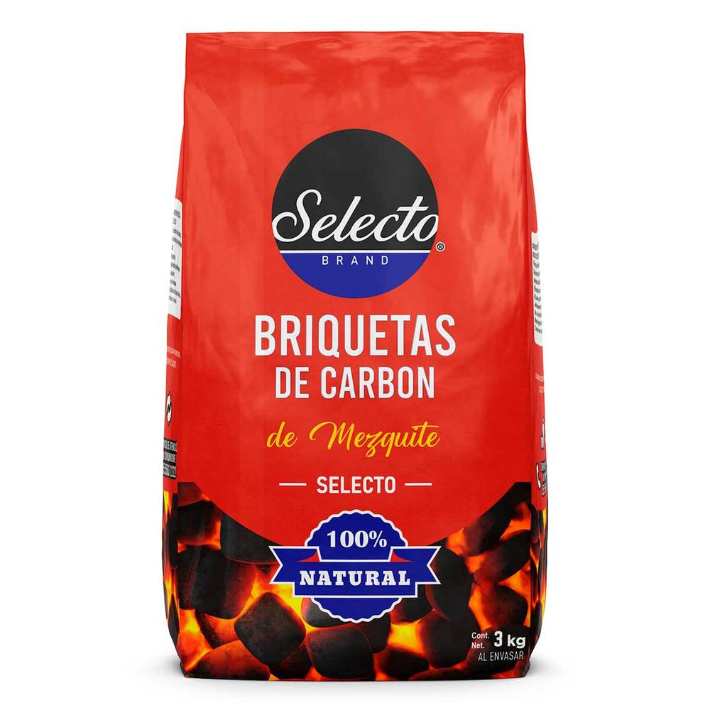 Briquetas Selecto De Mezquite 3 Kg