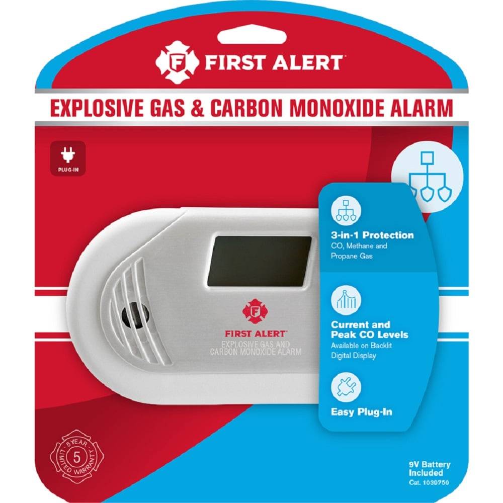 First Alert Explosive Gas and Carbon Monoxide Alarm