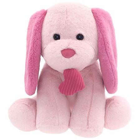 Festive Voice Pink Dog with Heart - 1.0 ea