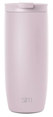 Simple Modern Voyager Stainless Steel Travel Mug With Insulated Flip Lid Powder Coat 20 oz, Pale Orchid