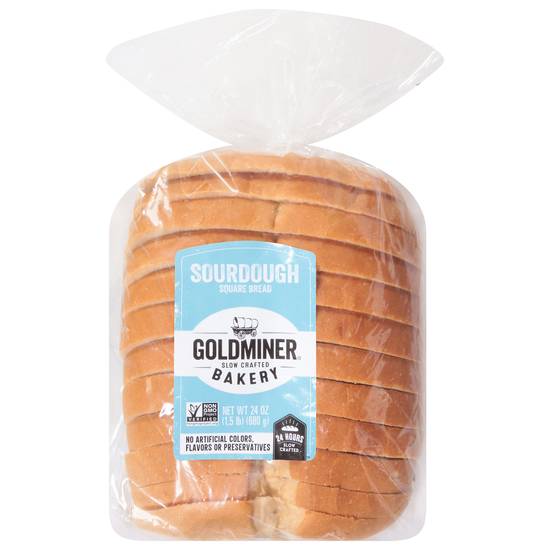 Goldminer Sourdough Sliced Square Bread