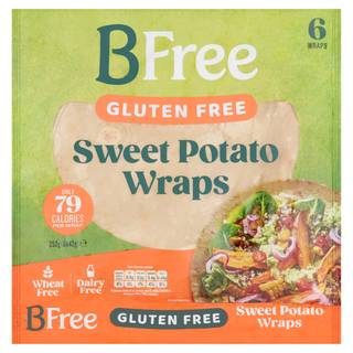 BFree Sweet Potato Wraps 6 x 42g (252g )