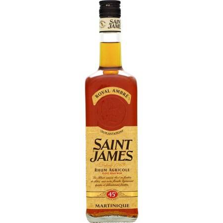 Rhum Royal Ambré agricole SAINT JAMES - la bouteille de 70 cL