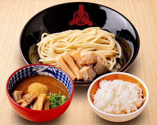 肉マシつけ麺～ライス付き Extra Meat Tsukemen～Rice Set