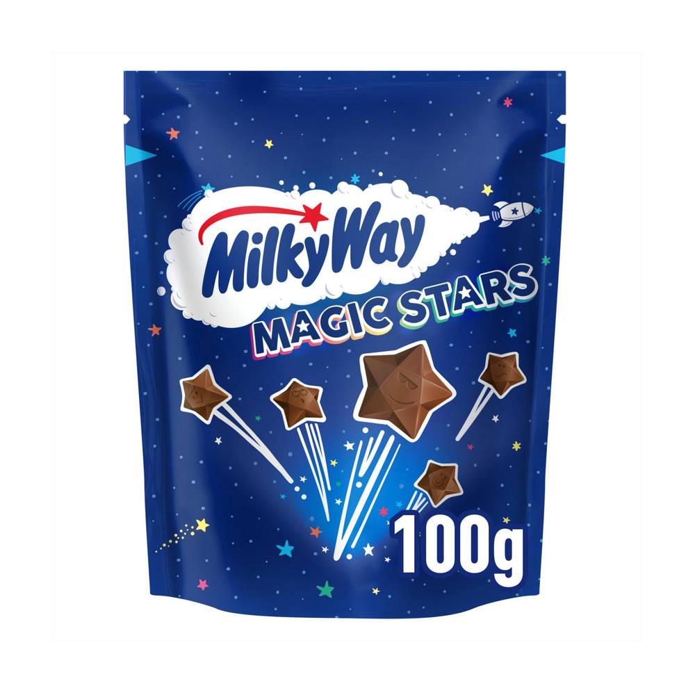 Milky Way Magic Stars Milk Chocolate Bites Pouch Bag 100g