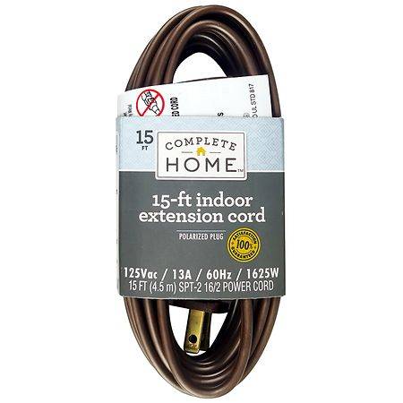 Complete Home Indoor Extension Cord 15 ft