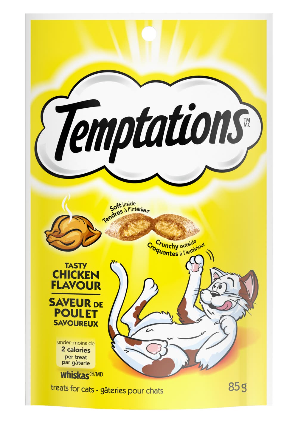 Whiskas Temptations Tasty Chicken Treats For Cats (0.09 kg)