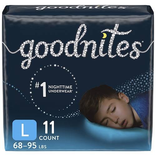 GoodNites Boys' Nighttime Bedwetting Underwear L - 11.0 ea