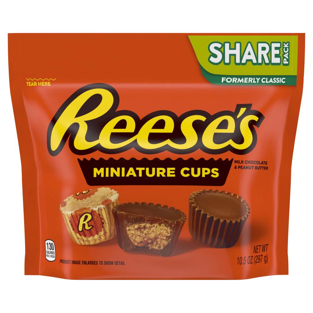 Reese's Miniatures Peanut Butter Cups, Milk Chocolate (10.5 oz)