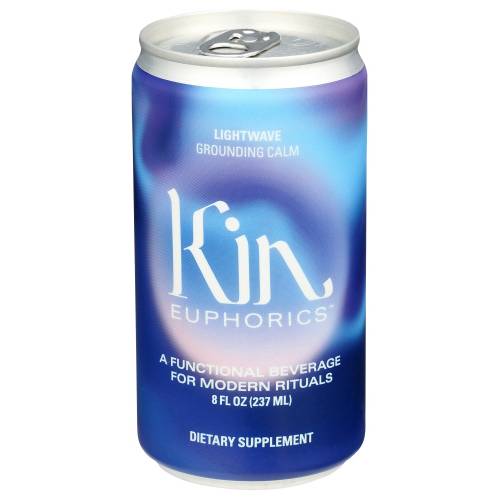 Kin Euphorics Lightwave Grounding Calm Functional Beverage Can