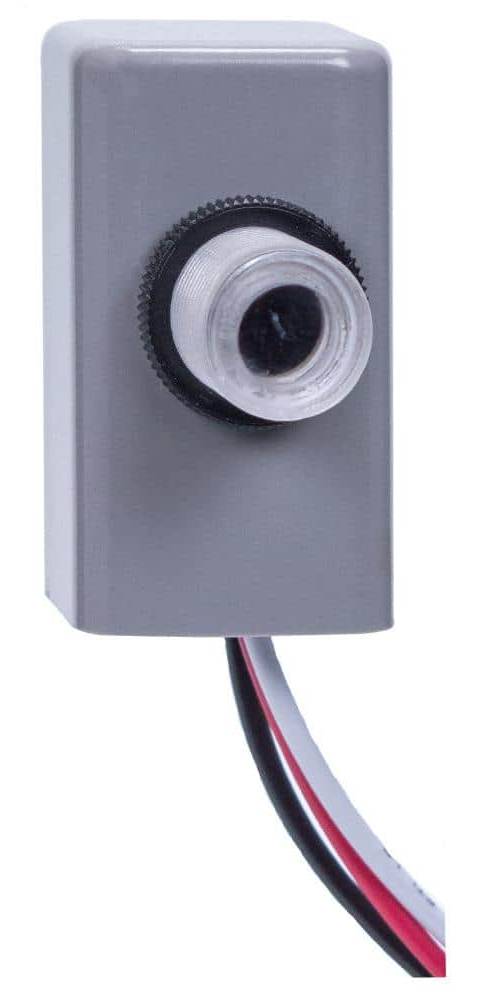 Intermatic Nightfox 1,000-Watt Led/Incandescent Button Electronic Photocontrol, Gray