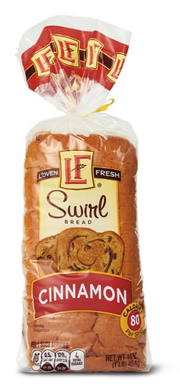 L'oven Fresh Swirl Bread, Cinnamon (16 oz)