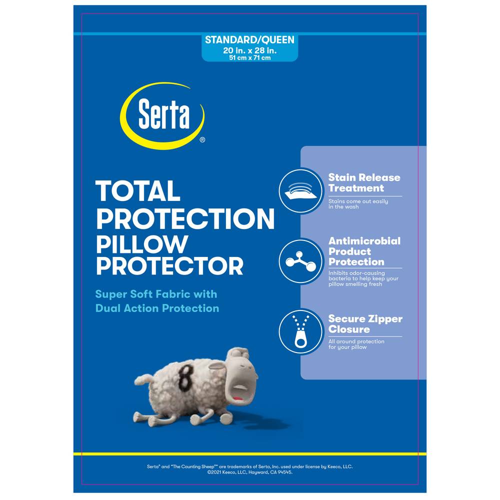 Serta Standard/Queen Polyester Pillow Protector | 11600006